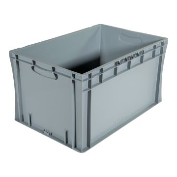 Bac palettisable norme Europe - Poignées fermées - 600x400x320 mm - 64 litres - 5000281