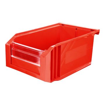 Bac Européan 8L Rouge avec Volet Abattant - 5042052