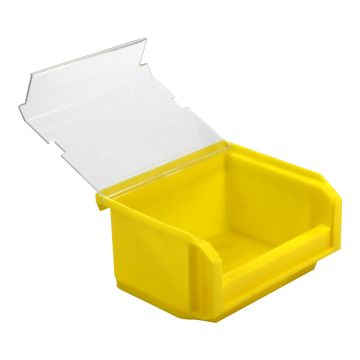 Bac Européan 0,3L Jaune avec Couvercle Pivotant - 5043035