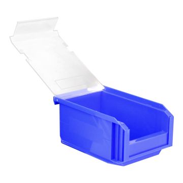 Bac Européan 1L Bleu avec Couvercle Pivotant - 5044063