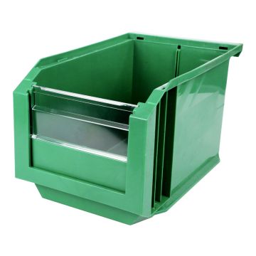 Bac Européan 11L Vert avec Volet Abattant - 5046043