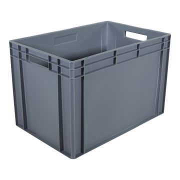 Bac gerbable - 600x400x400 mm 76L gris norme Europe - 5069097