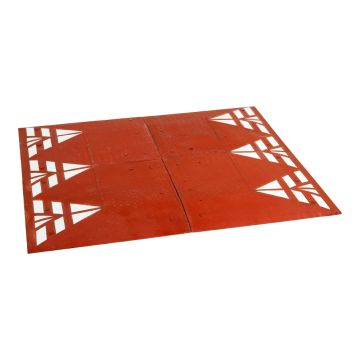 Coussin berlinois 2m rouge - Novap