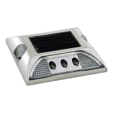 Plot routier à LED solaire - Blanc - Novap