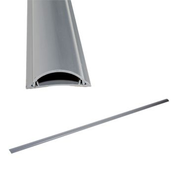 Passe-câbles d'intérieur - 2000 x 70 x 20 mm - Novap