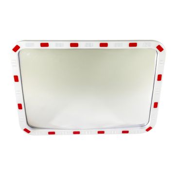 Miroir de sécurité pour voies privée - 800 x 600 mm - 6101536