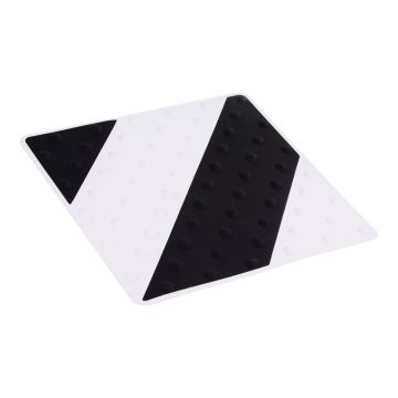 Dalle podotactile intérieure/extérieure Noir/Blanc - Novap