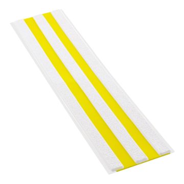 Bande de guidage PMR - Blanc/Jaune - Novap