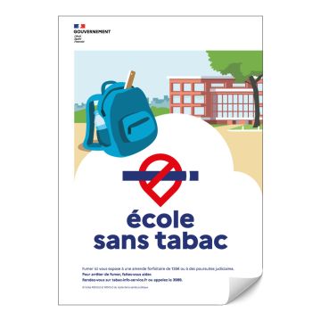 Adhésif Espace Sans Tabac Ecole