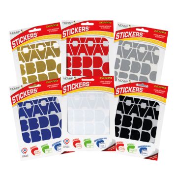 Lettres autocollantes 30mm - NOVADHESIFS