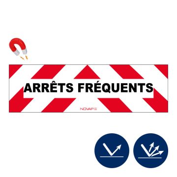 Panneaux d’interventions - Arrêts fréquents - Magnétique - Novap