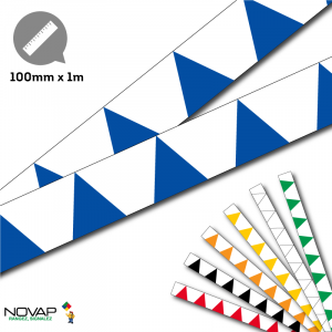 Lot 2 bandes 100mm x 1m - Triangles - Novap