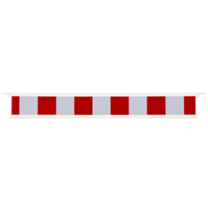 Barrière fixe de 2m rétroréfléchissante Rouge/Blanche type K2 - Novap