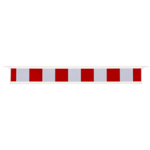 Barrière fixe de 1,5m rétroréfléchissante Rouge/Blanche type K2 - Novap