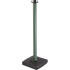 Poteau PVC Bronze sur socle à lester 4kg - Novap