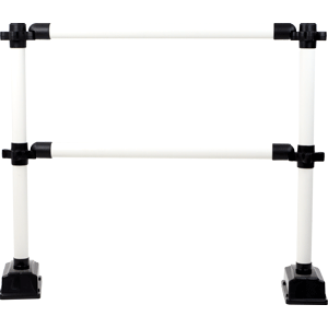 Barrière Express 2 lisses 1m Blanc - Novap