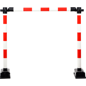 Barrière Express 1 lisse 1m Rouge/Blanc - Novap