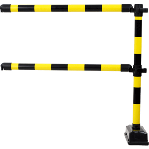 Barrière Express 2 lisses 1m supplémentaires Jaune/Noir - Novap