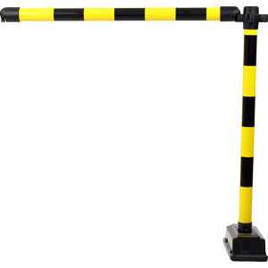 Barrière Express 1 lisse 1m supplémentaire Jaune/Noir - Novap