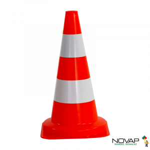 Cône 50cm Orange fluo - Novap