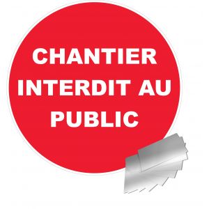 chantier interdit au public