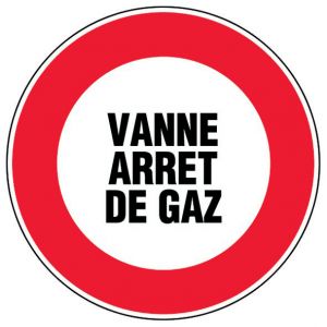 Panneau Vanne d'arret de gaz - Rigide Ø300mm - 4060873