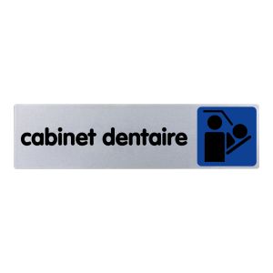Plaquette de porte Cabinet dentaire - couleur 170x45mm - 4032658