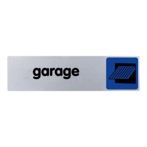 Plaquette de porte Garage - couleur 170x45mm - 4033143