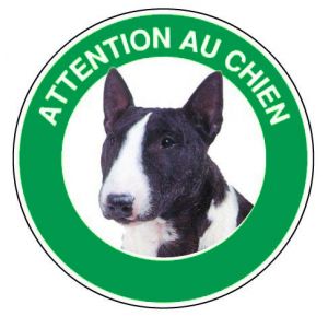 PANNEAU ATTENTION AU CHIEN (H0336)