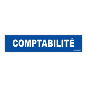 Panneau Comptabilité - Rigide 330x75mm - 4120171