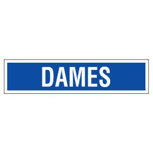 Panneau Dames - Rigide 330x75mm - 4120232