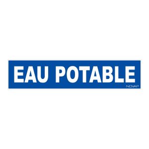 Panneau Eau potable - Rigide 330x75mm - 4120294