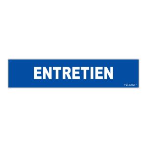 Panneau Entretien - Rigide 330x75mm - 4120355