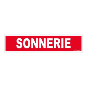 Panneau Sonnerie - Rigide 330x75mm - 4120867
