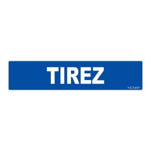 Panneau Tirez - Rigide 330x75mm - 4120997