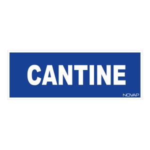 Panneau Cantine - Rigide 330x120mm - 4140056