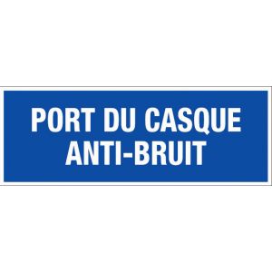 Panneau Port casque anti-bruit - Rigide 330x120mm - 4140261