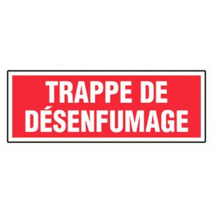 Panneau Trappe désenfumage - Rigide 330x120mm - 4140513