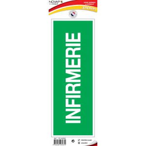 Panneau Infirmerie - Vinyle adhésif 330x120mm - 4230375