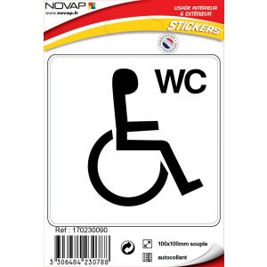 Stickers adhésif - WC handicapés - 4230788