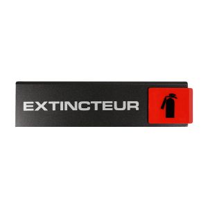 Plaquette de porte Extincteur - Europe design 175x45mm - 4260372