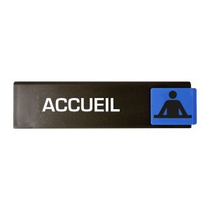 Plaquette de porte Accueil - Europe design 175x45mm - 4260884