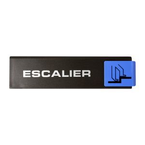 Plaquette de porte Escalier - Europe design 175x45mm - 4261058