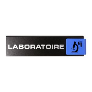 Plaquette de porte Laboratoire - Europe design 175x45mm - 4261102