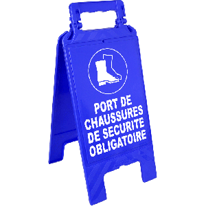 Chevalet Port de chaussure de sécurité obligatoire - Novap