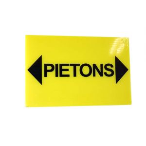 Panneau piétons + flèches 300X200mm - 4304663