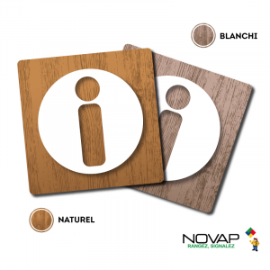 Plaquettes 90x90mm - Information - Wood | NOVAP