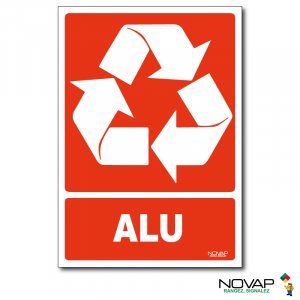 Panneau Recyclage déchets Alu - Rigide A5 - Novap