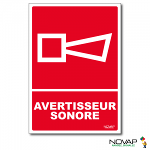 Panneau Avertisseur sonore - Rigide A5 - 4600512