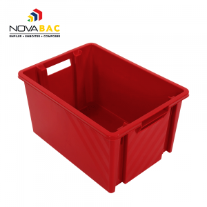 Novabac 18L Rouge - bac de rangement - Novap